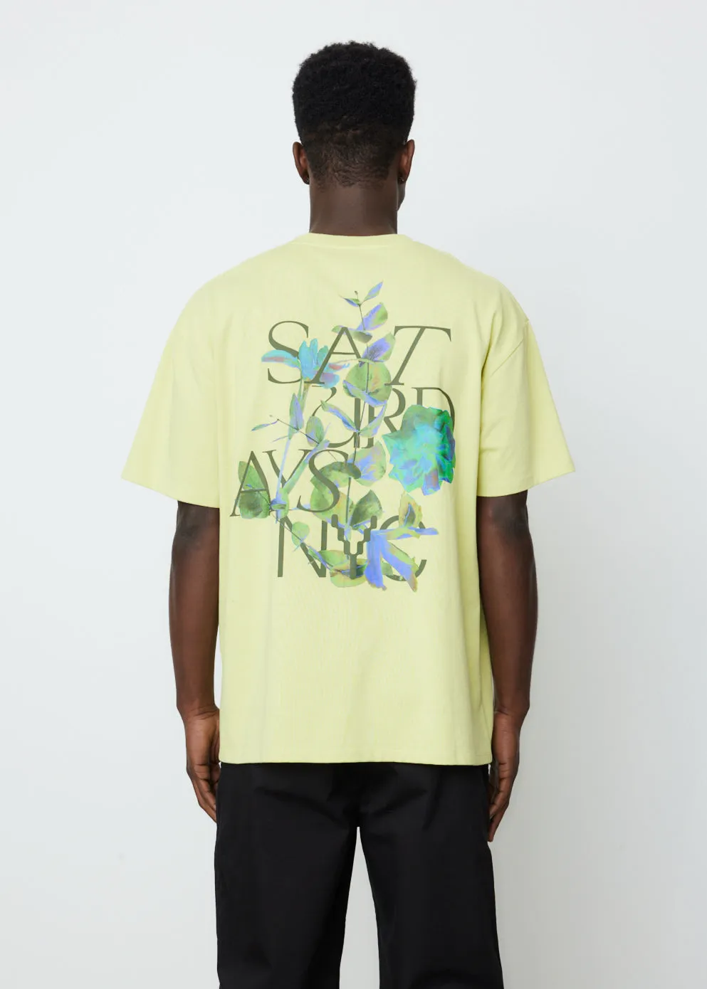 Overlapped Saturation Relaxed Short Sleeve T-Shirt