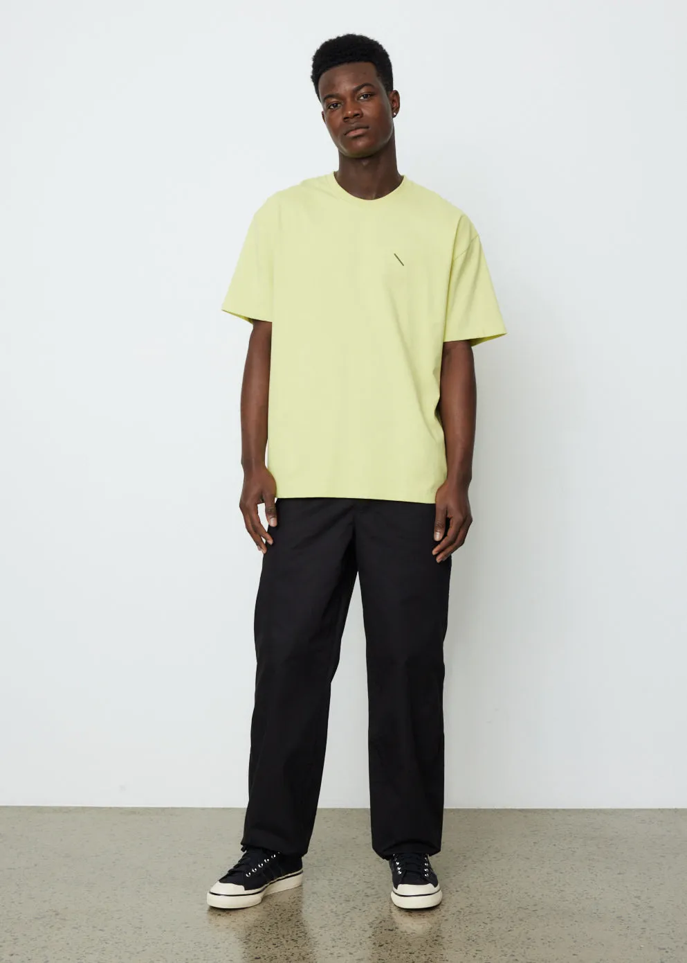 Overlapped Saturation Relaxed Short Sleeve T-Shirt