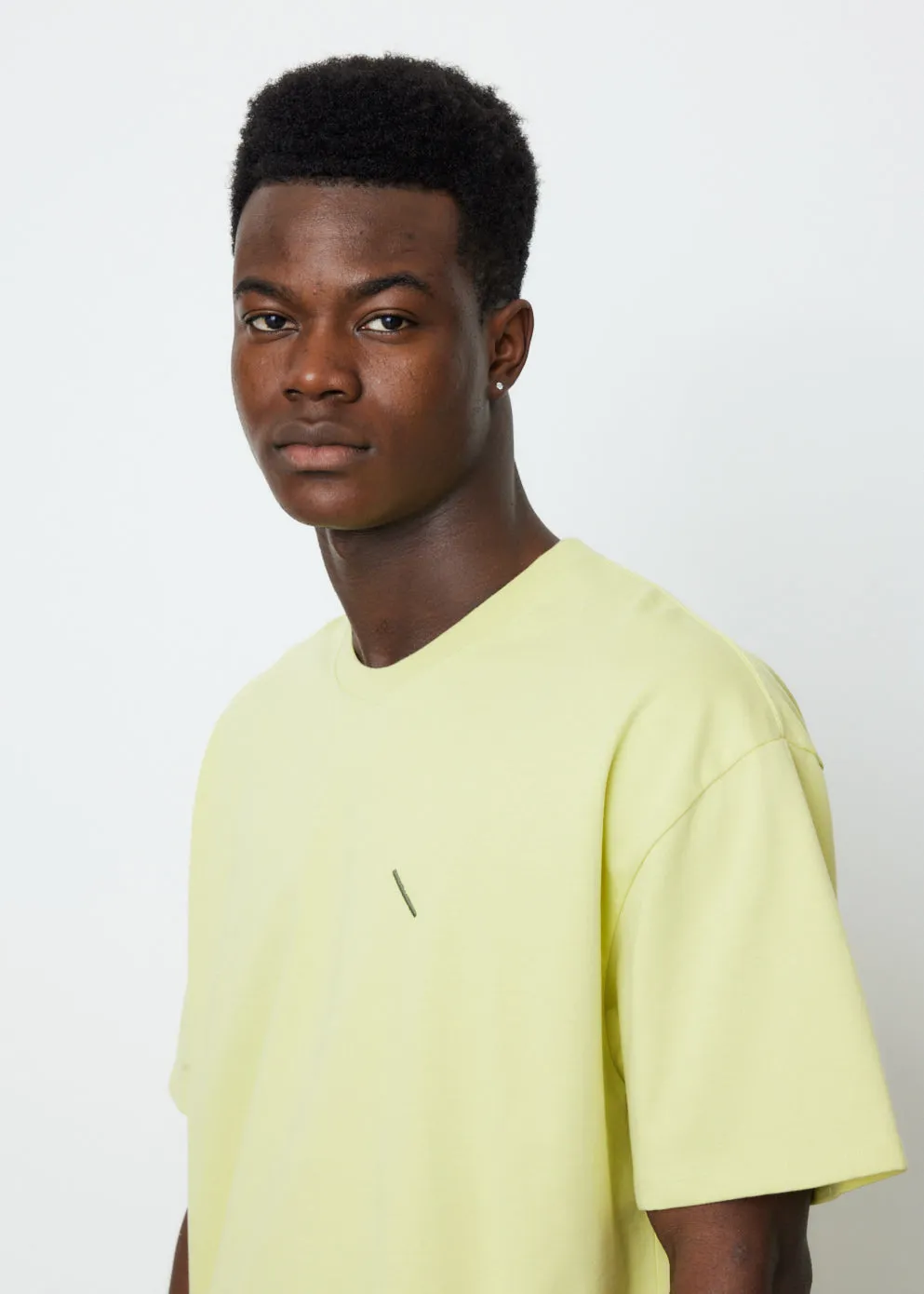 Overlapped Saturation Relaxed Short Sleeve T-Shirt