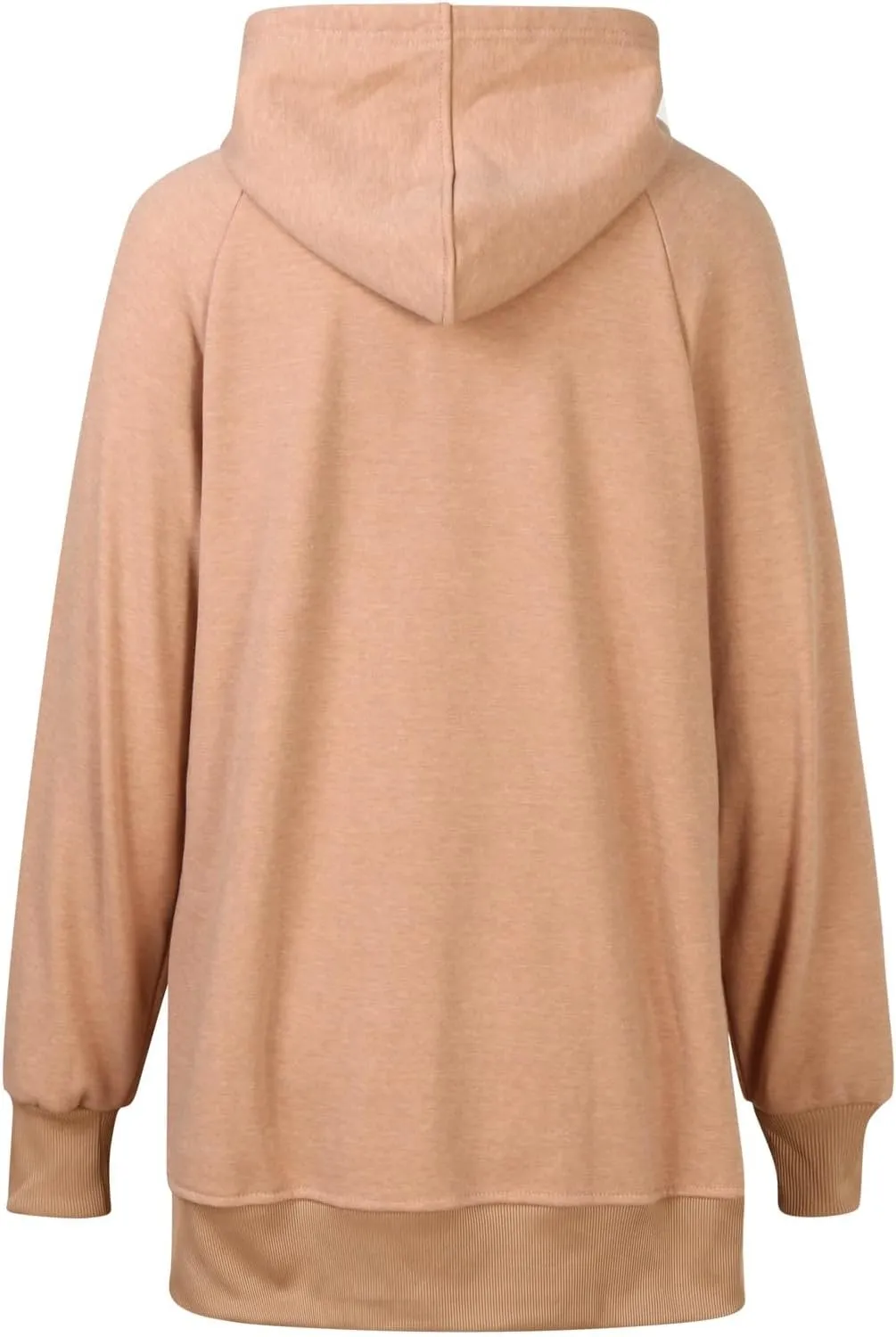 Oversized Hoodie Woman Long Sleeve Sweatshirts V Neck Fall Clothes Women Long Sleeve Hoodie 2024 Winter Clothes