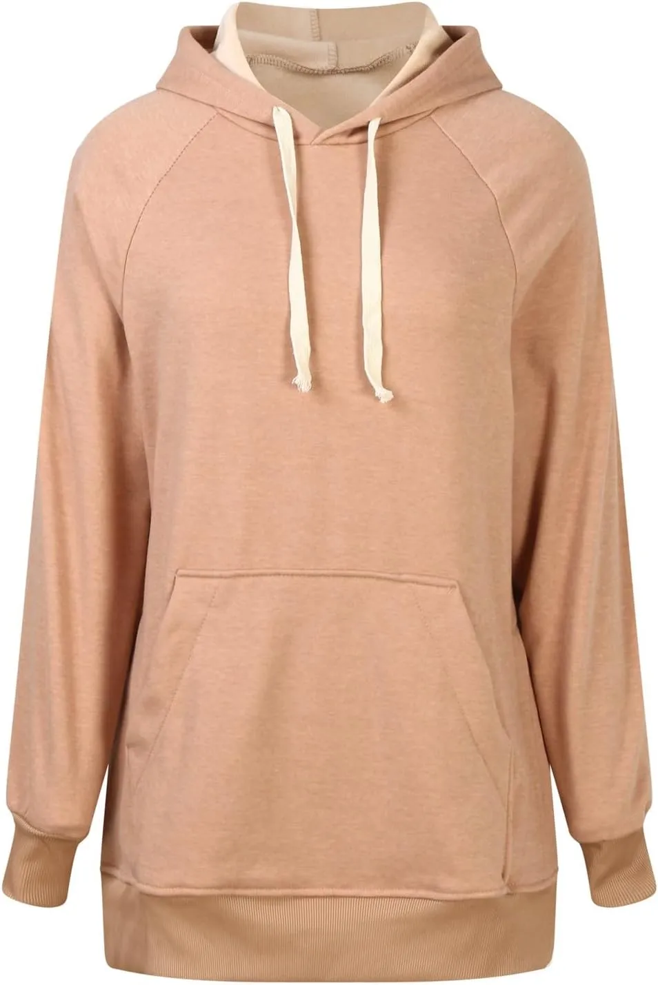 Oversized Hoodie Woman Long Sleeve Sweatshirts V Neck Fall Clothes Women Long Sleeve Hoodie 2024 Winter Clothes
