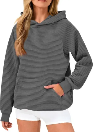 Oversized Hoodies for Women Loose Comfy Long Sleeve Hooded Sweatshirts Casual Trendy Fall Clothes with Pockets