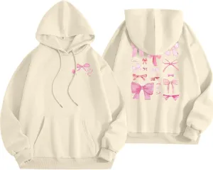 Oversized Hoodies for Women Plus Size Fall Long Sleeve Casual Print Preppy Hoodie Y2k Sweatshirts Teen Girls Clothes