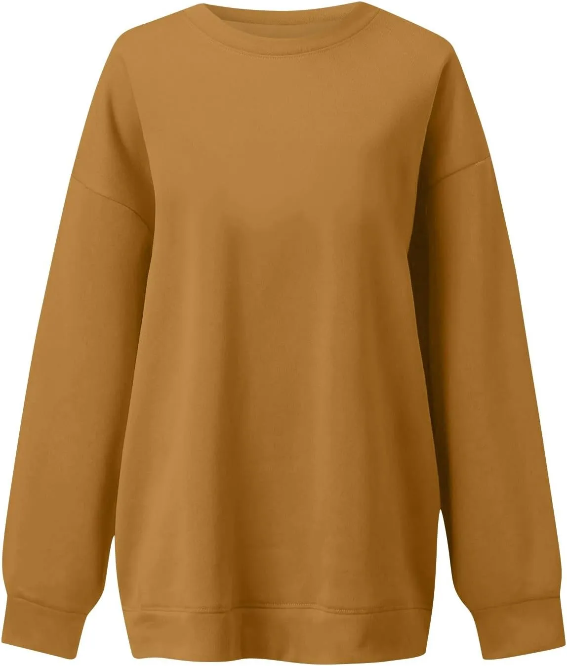 Oversized Sweatshirt for Women Y2K Crewneck Pullover Hoodie Lightweight Sweaters Fall Fashion for Women 2024