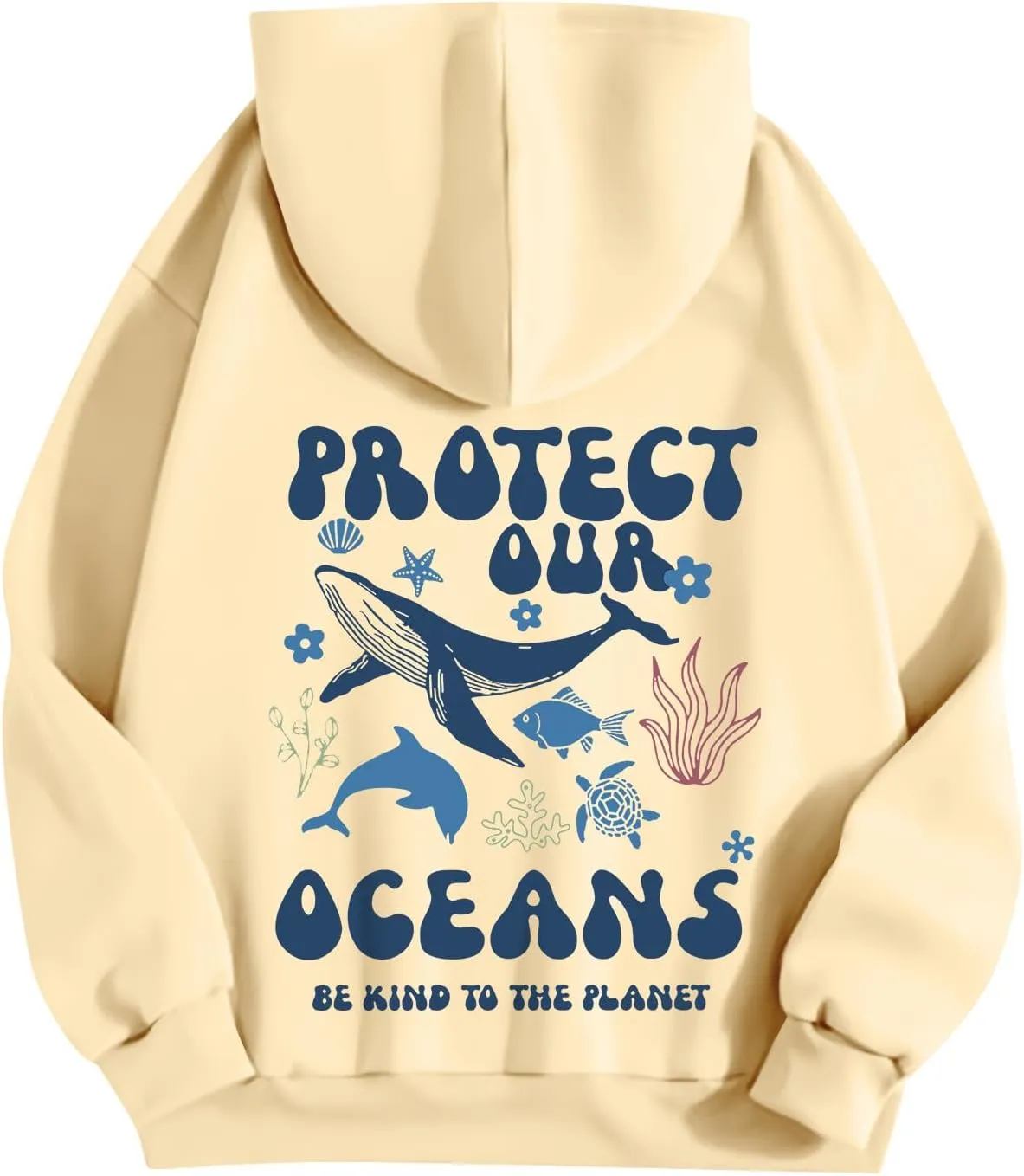 Oversized Sweatshirt For Women,Womens Trendy Letter Print Hoodies Casual Long Sleeve Hoodies With Pockets