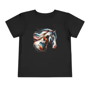 Paint Horse, Short Sleeve Tee, Tee for Kids, Unisex tees