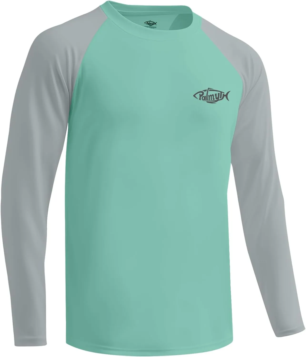 Palmyth Fishing Shirts for Men Long Sleeve Sun Protection UV UPF 50  T-Shirts Performance Quick Dry