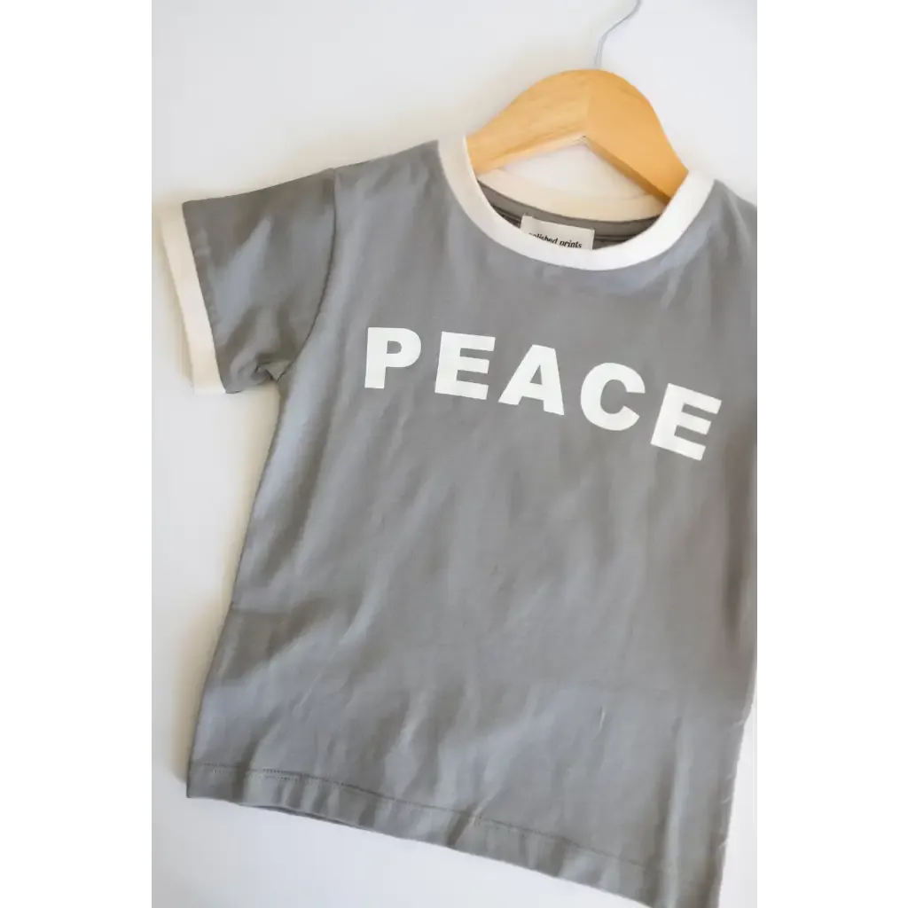 Peace Ringer T-Shirt For Kids