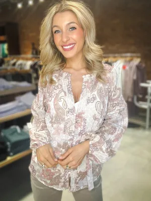 Perfect in Paisley Blouse