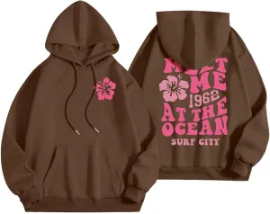 Pink Oversized Hoodie - Unisex Adult Clothing - Active Individuals - Sweatshirt - Long Sleeve - with Pockets