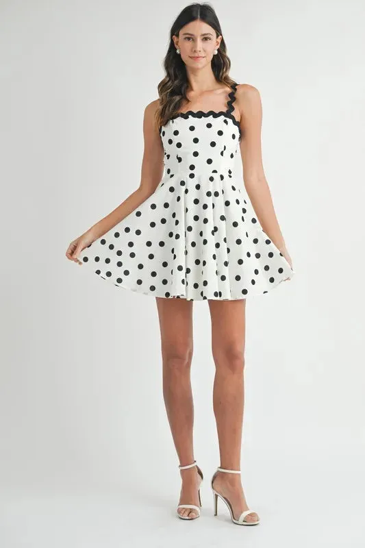 Polka Dot Mini Dress