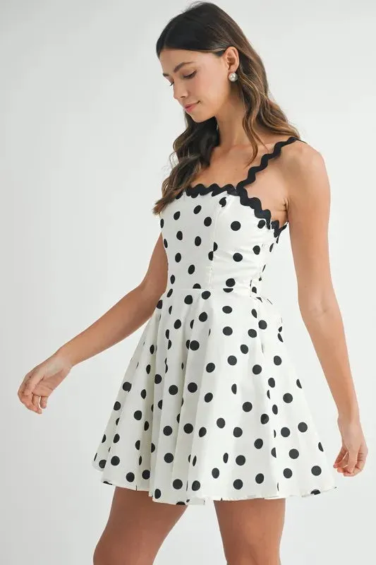 Polka Dot Mini Dress