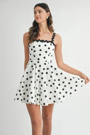 Polka Dot Mini Dress
