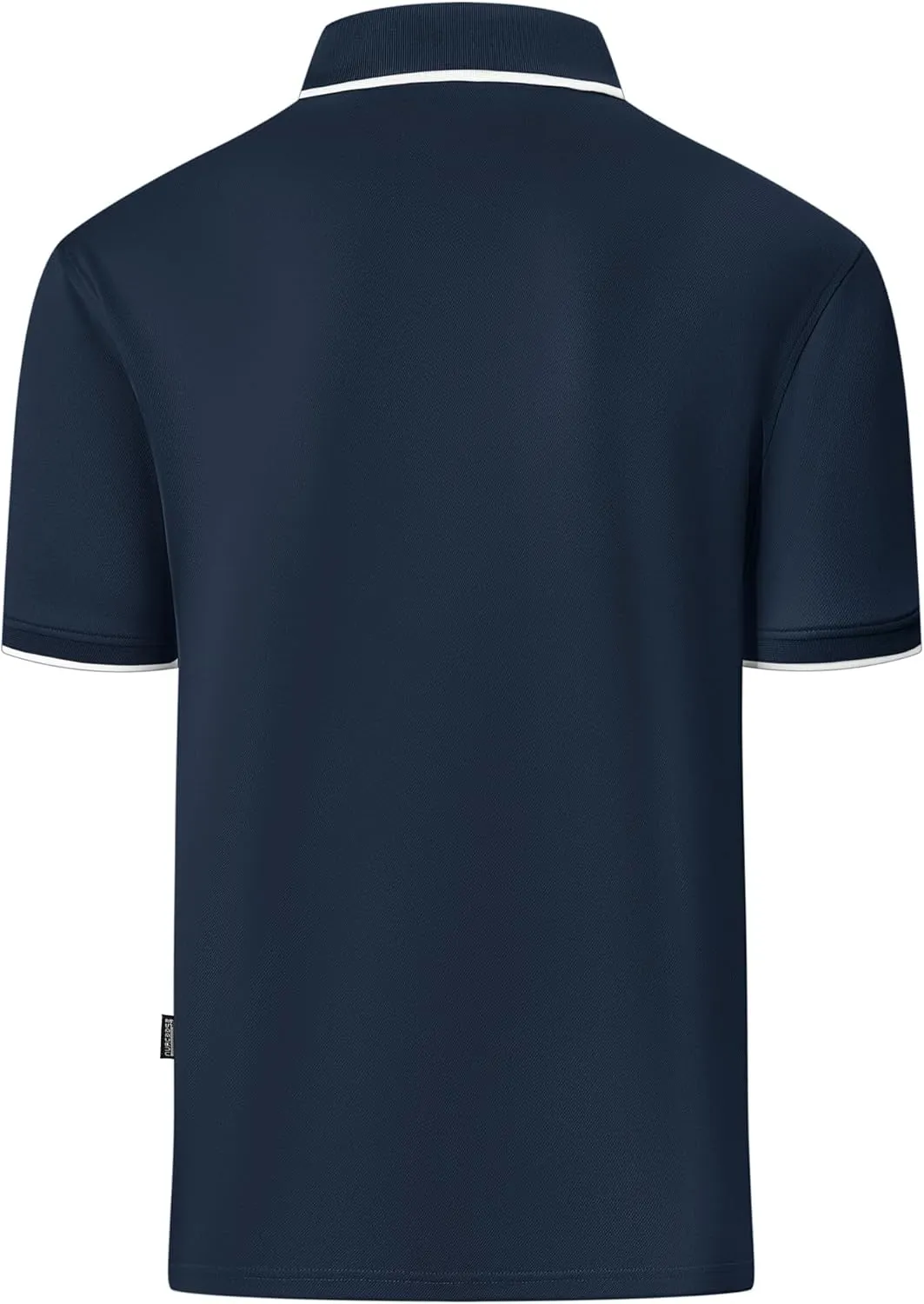 Polo Shirts for Men Zipper Moisture Wicking Golf Shirts Short Sleeve Casual Quarter Zip Polo T Shirt