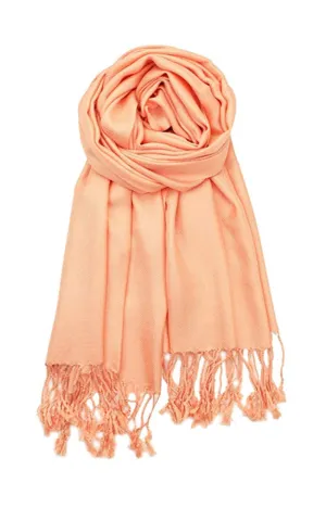 PP001-57 Peach Pashmina Scarf