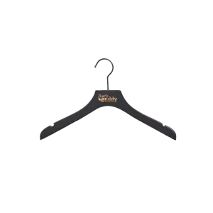 Pre-loved RackBuddy clothes hanger in black oak wood