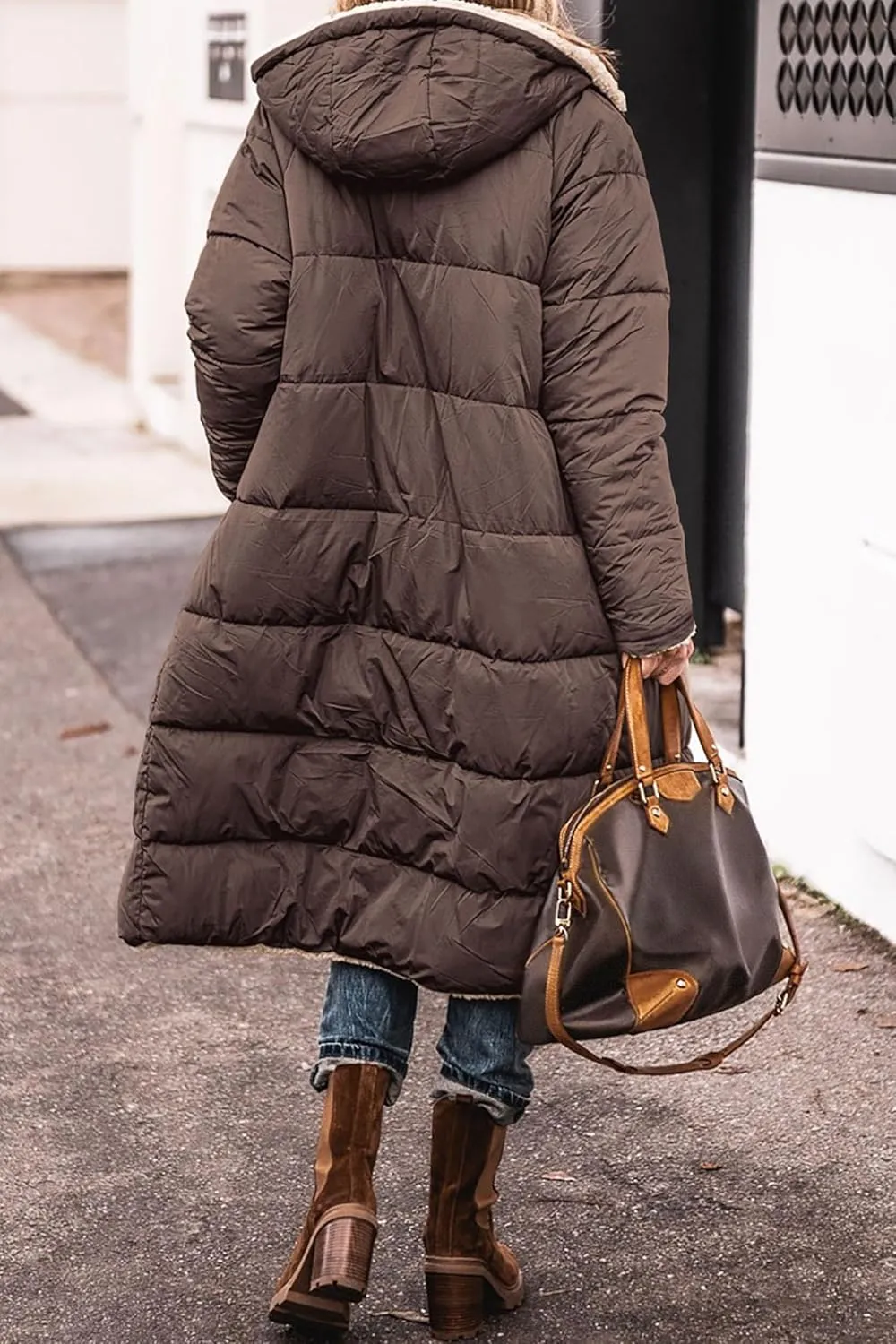 PRETTYGARDEN Women's 2025 Winter Fashion Clothes Oversized Shearling Fleece Long Coats Jackets