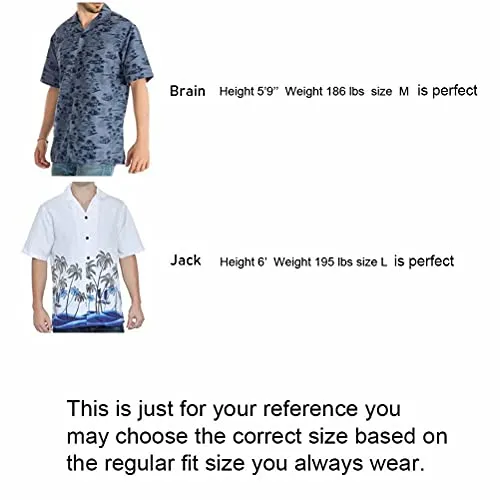 Quick Dry Regular Fit Hawaiian Shirt up to 4XL