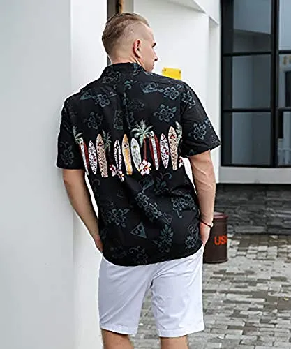 Quick Dry Regular Fit Hawaiian Shirt up to 4XL