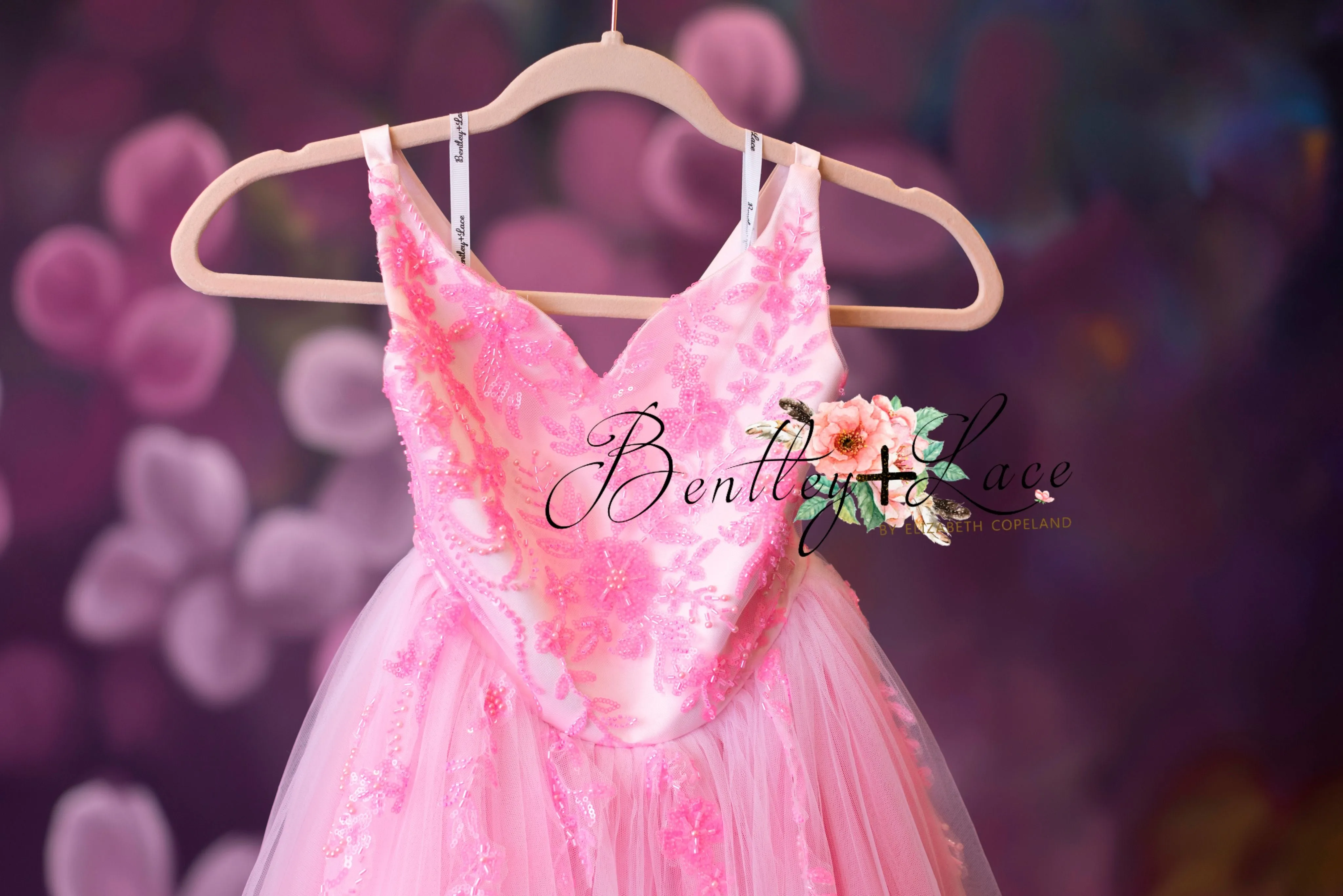 "Pink Dazzle" -   Tulle Floor Length ( 8 Year - 9 Year)