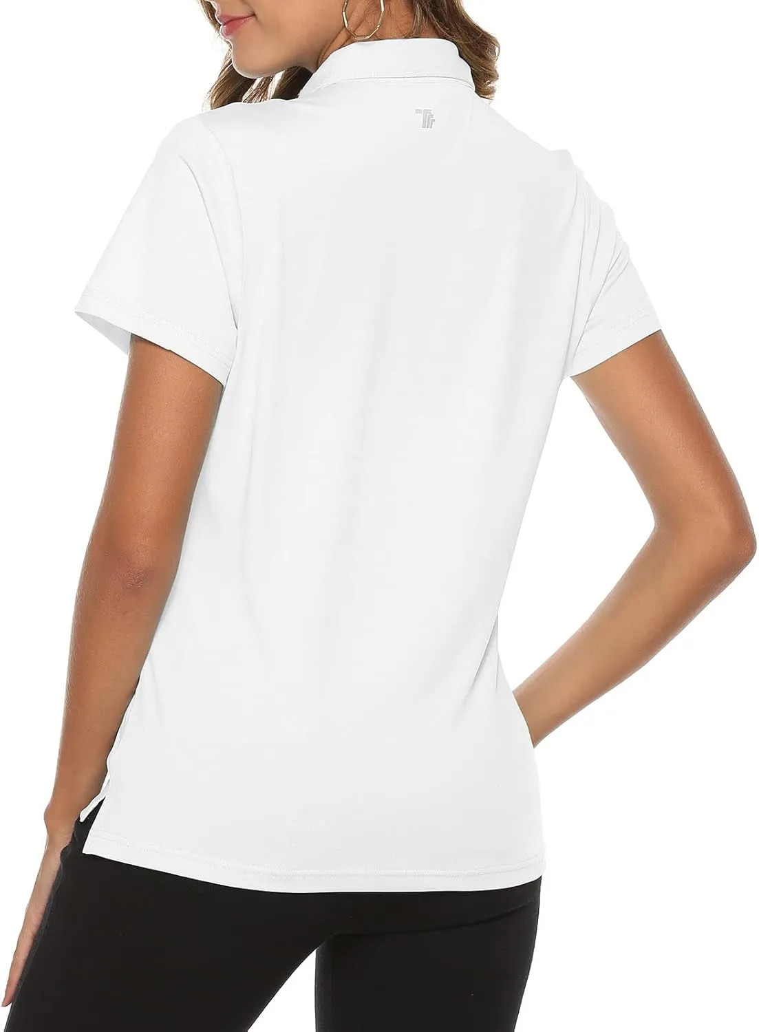 Rdruko Women's Golf Polo Shirts Short Sleeve Dry Fit Moisture Wicking Tennis Sports Casual Collared T Shirts