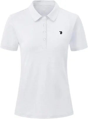 Rdruko Women's Golf Polo Shirts Short Sleeve Dry Fit Moisture Wicking Tennis Sports Casual Collared T Shirts