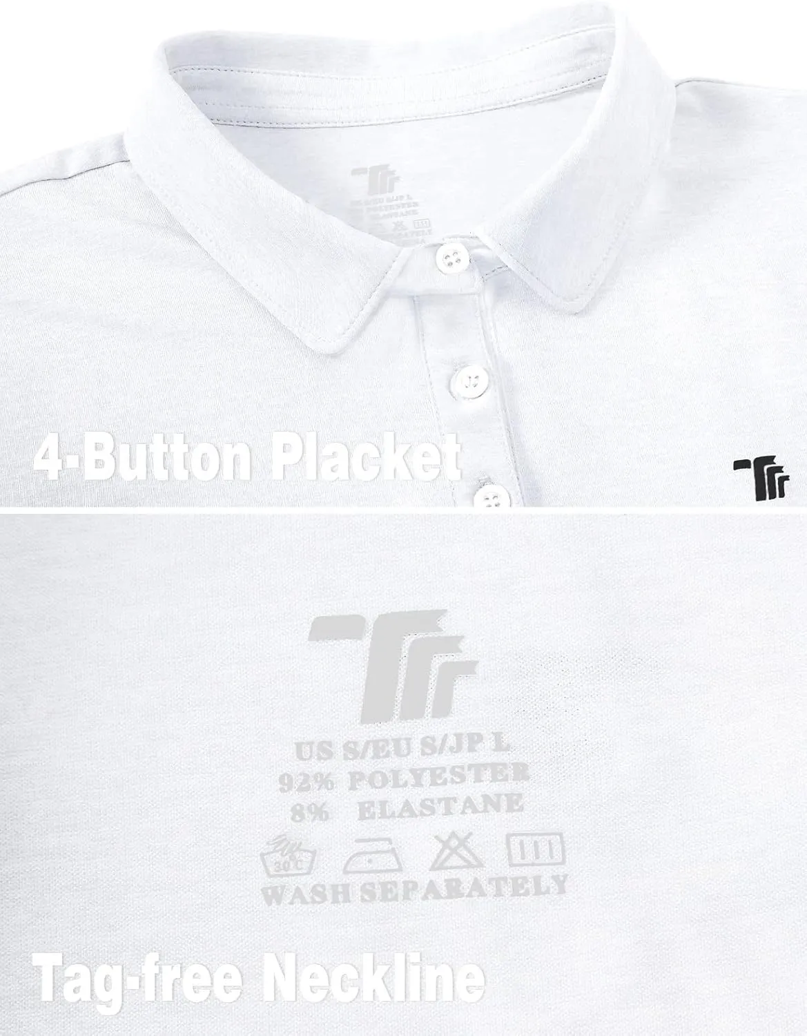 Rdruko Women's Golf Polo Shirts Short Sleeve Dry Fit Moisture Wicking Tennis Sports Casual Collared T Shirts