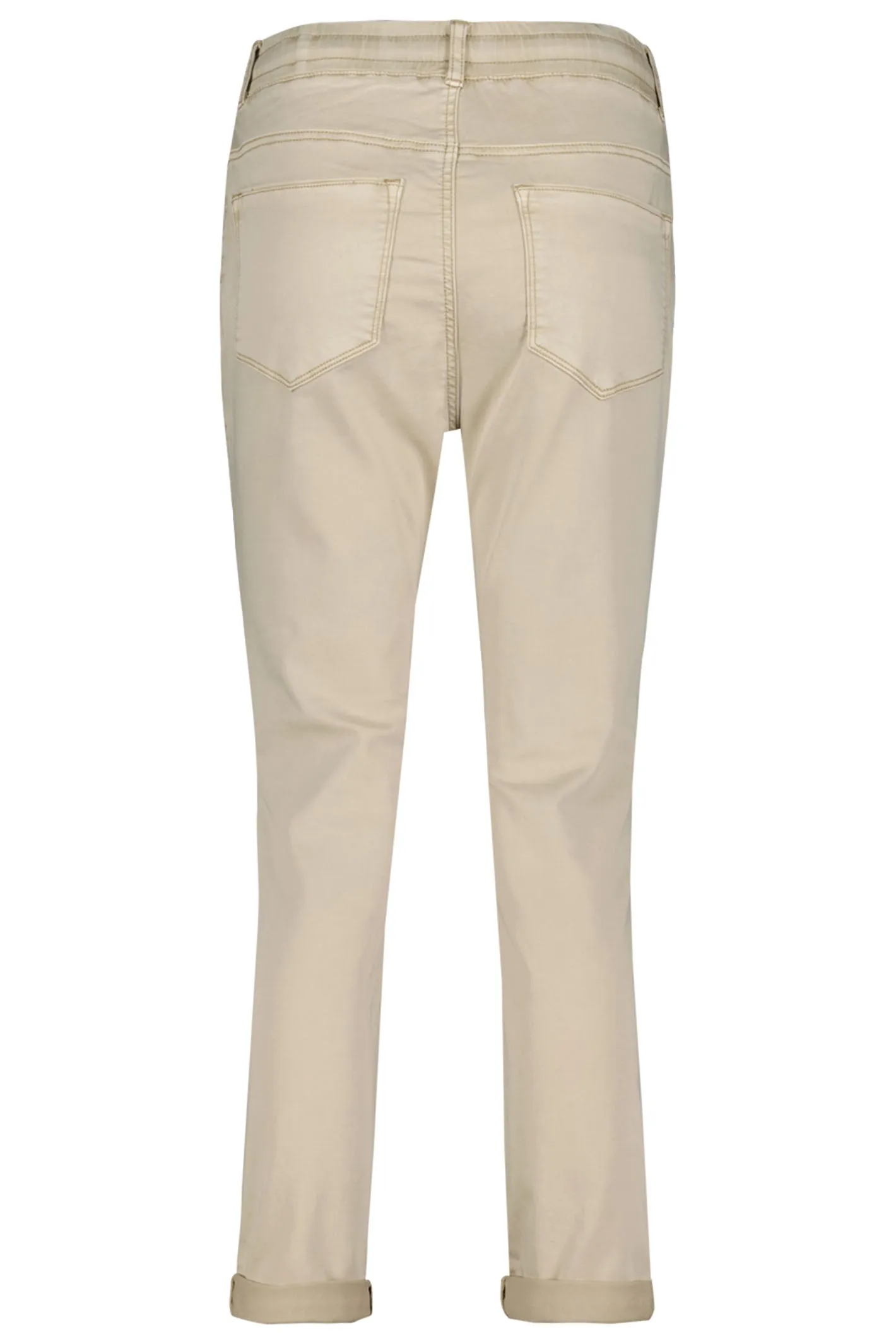 Red Button SRB4154 Tessy Pebble Taupe Cropped Jogger Trousers