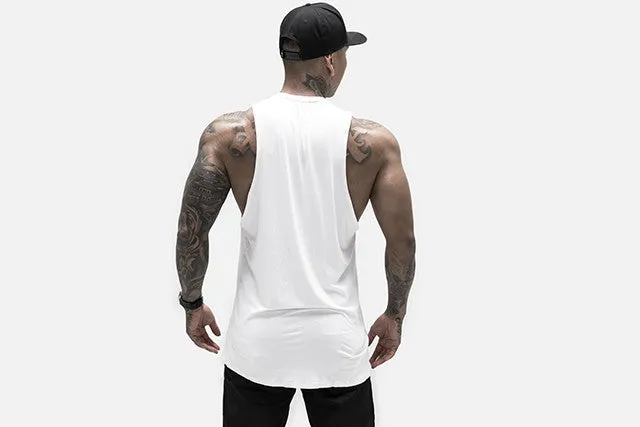 Reflective Seamless Tank- White