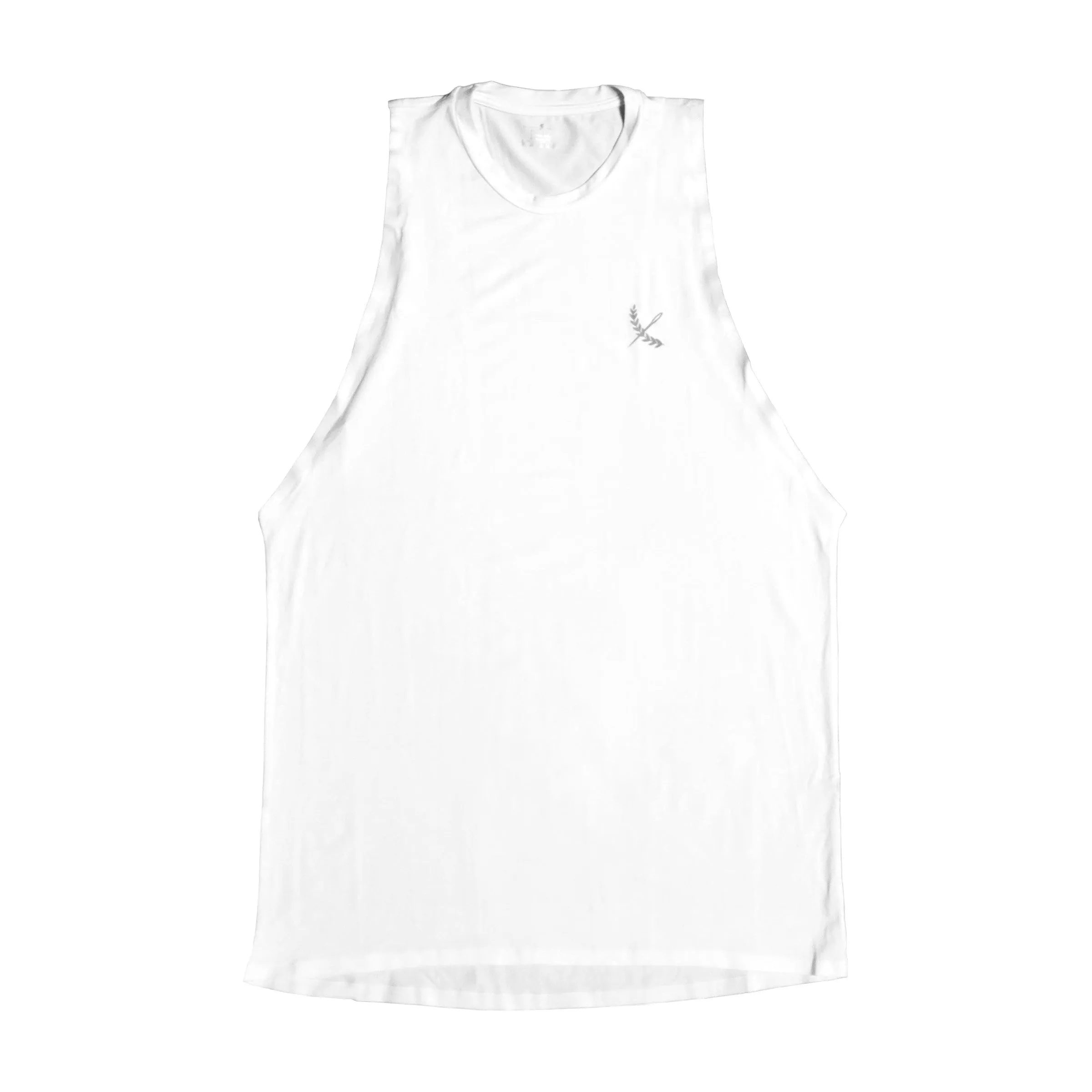 Reflective Seamless Tank- White