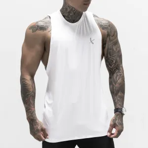 Reflective Seamless Tank- White