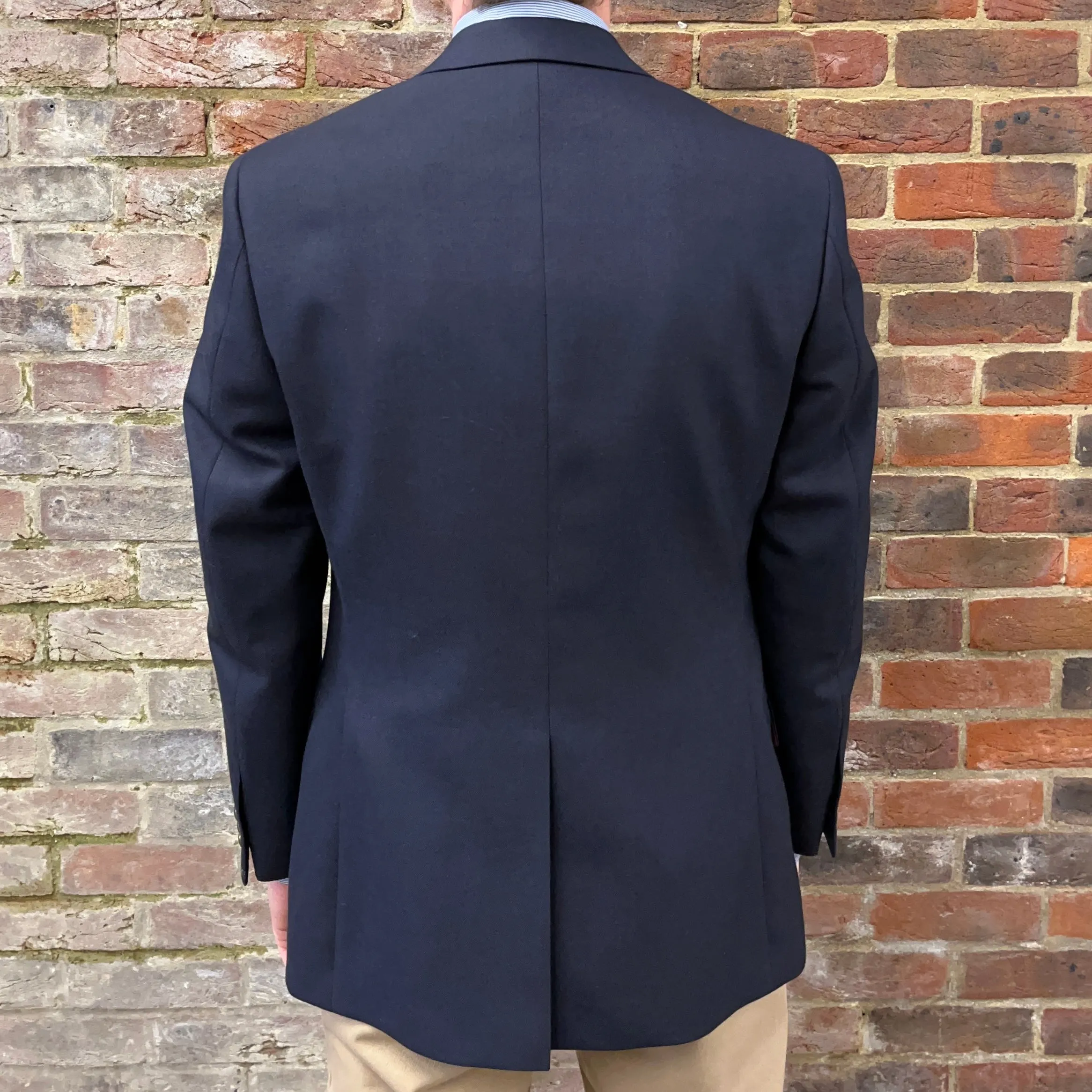 Regent Heritage - 'Sharks Tooth' Jacket - Navy Wool 300g- Dugdale