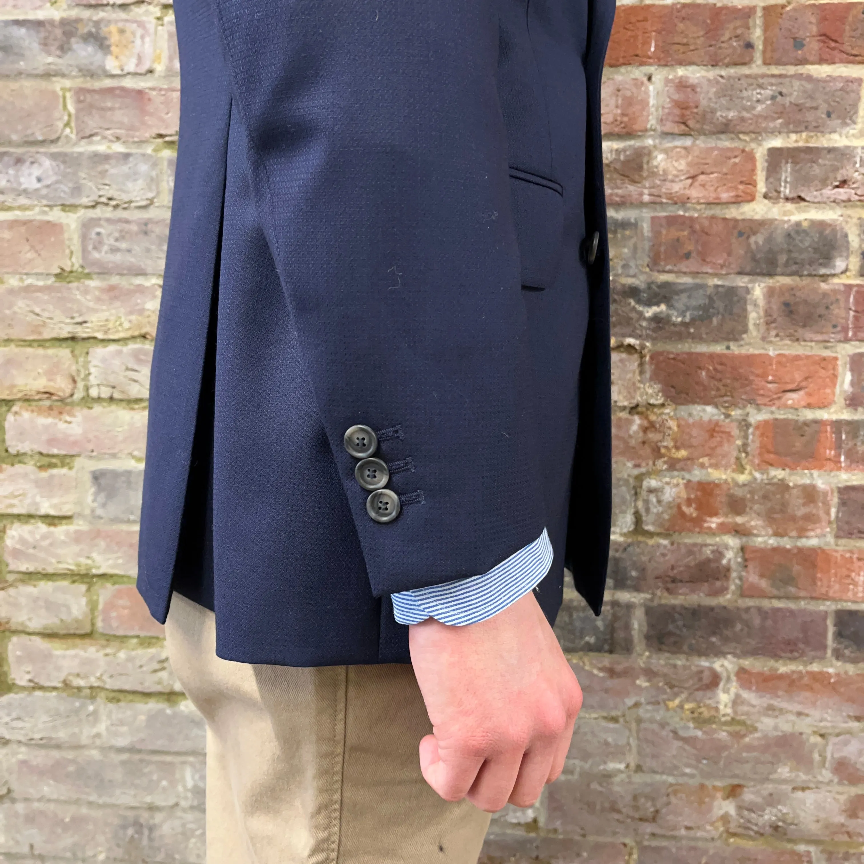 Regent -Thompson - Double-Breasted Blazer - 280g - Harrison's of Edinburgh cloth