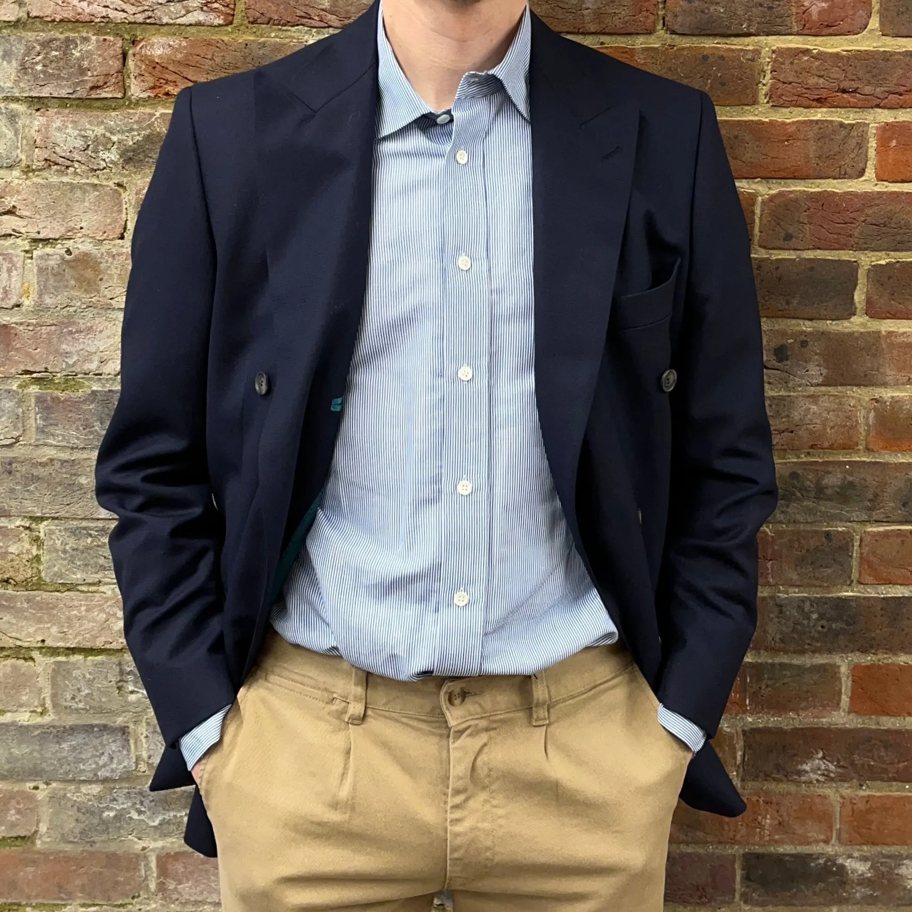 Regent -Thompson - Double-Breasted Blazer - 280g - Harrison's of Edinburgh cloth