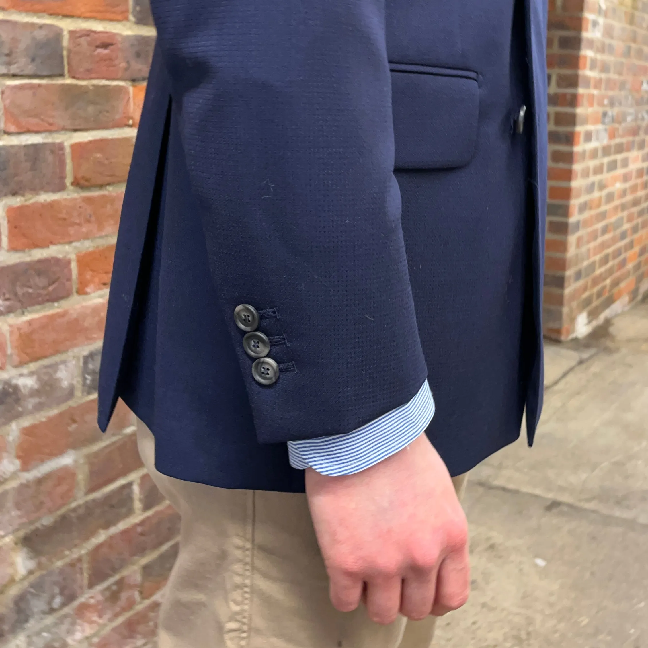 Regent -Thompson - Double-Breasted Blazer - 280g - Harrison's of Edinburgh cloth