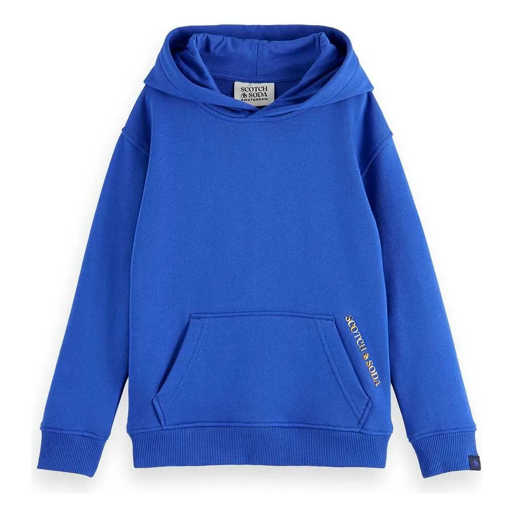 Relaxed-Fit Hoodie - Cobalt
