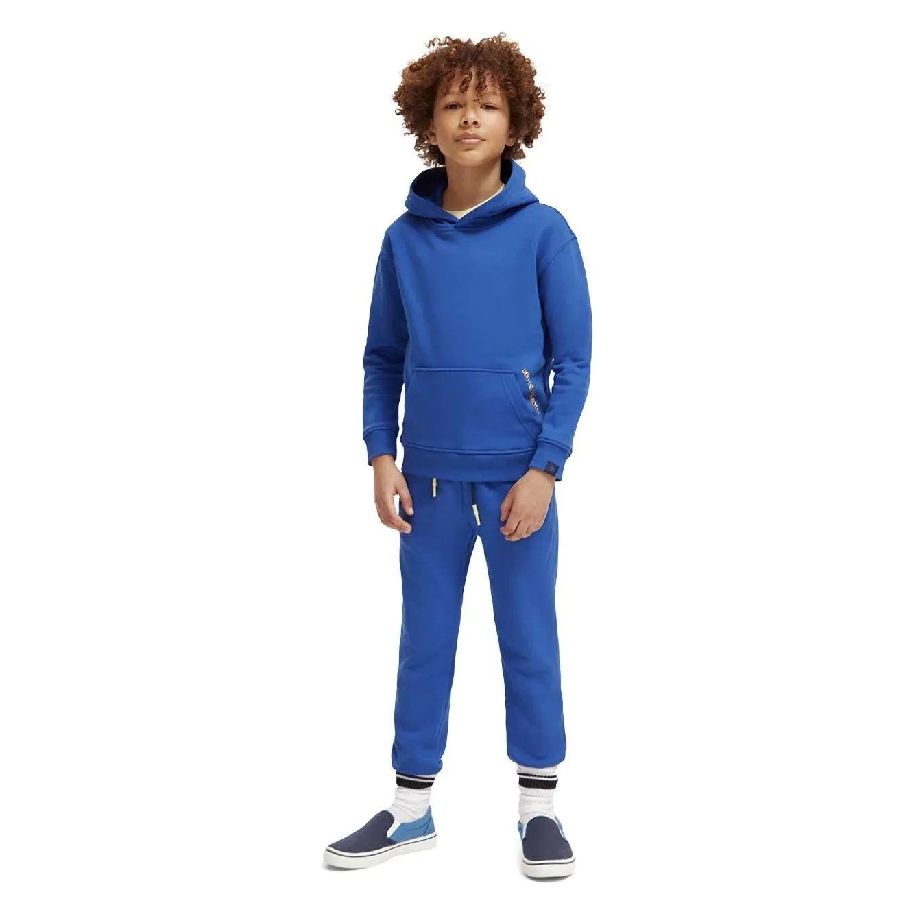 Relaxed-Fit Hoodie - Cobalt