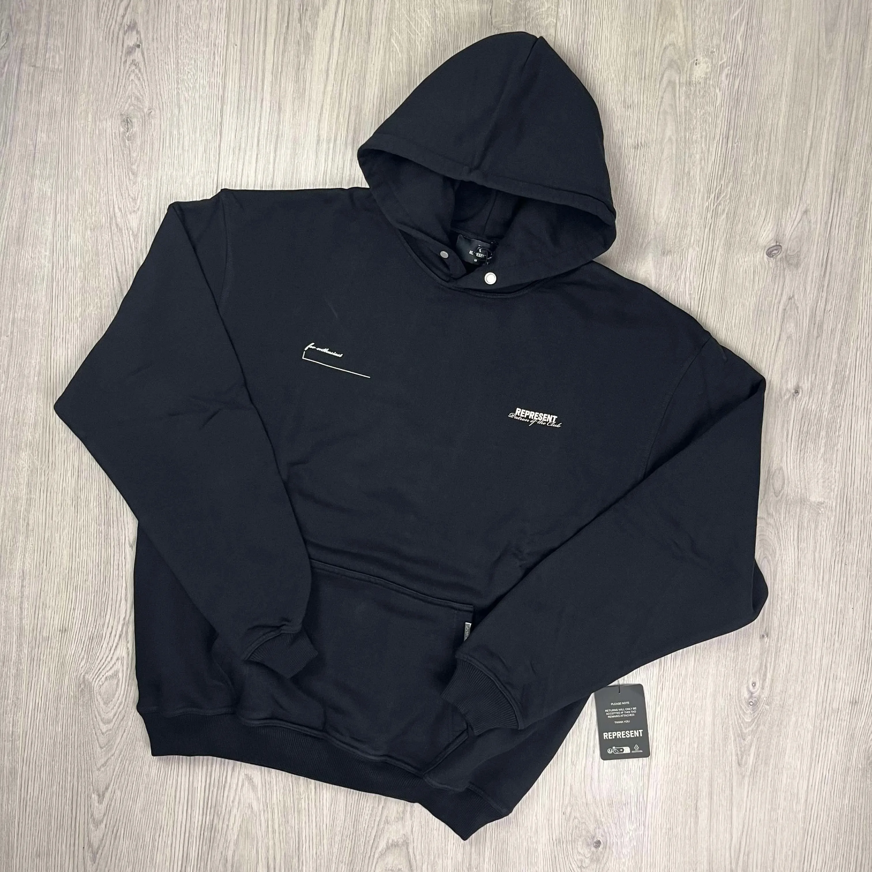 Represent Patron Hoodie - Black