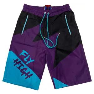 Retro Label Fly High Shorts (Retro 5 Grape)