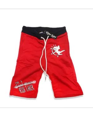 Retro Label Heart Breaker Shorts (Retro 14 Red)