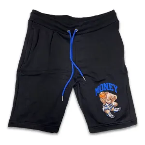 Retro Label Money Bear Shorts (Retro 1 KO Storm Blue)