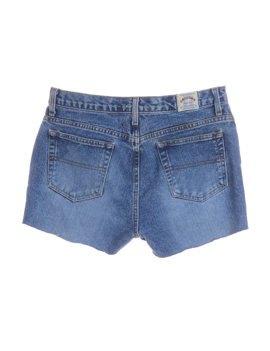 Reworked Molly Frayed Denim Shorts - W30