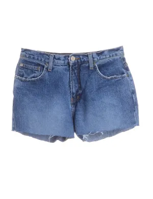 Reworked Molly Frayed Denim Shorts - W30