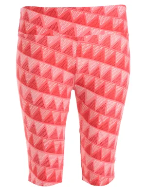 Reworked Printed Cycling Shorts - W23