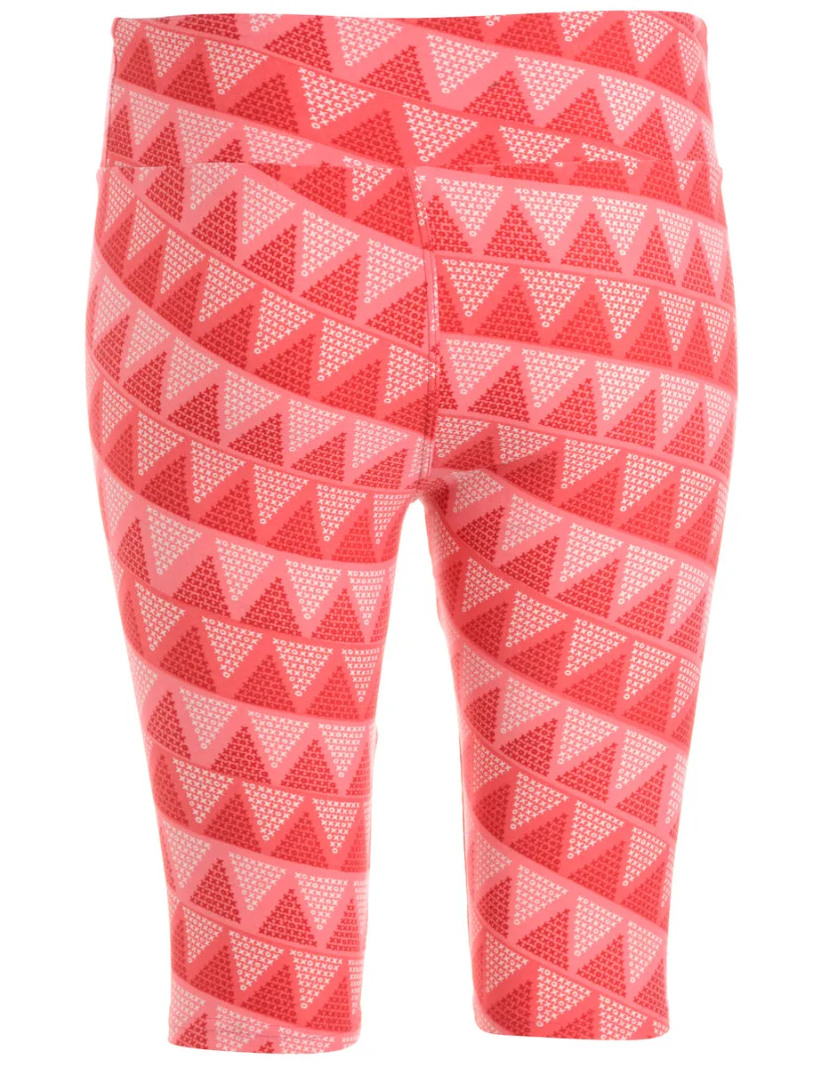 Reworked Printed Cycling Shorts - W23