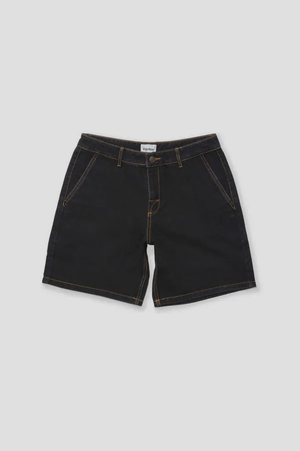 Rhythm Essential Denim Short - Worn Black