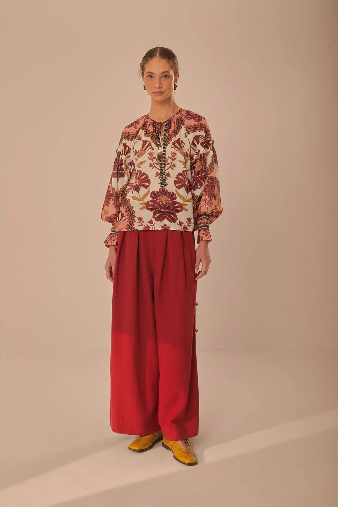 Riad Cream Blouse
