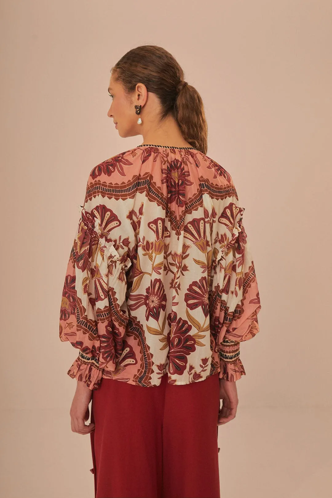 Riad Cream Blouse