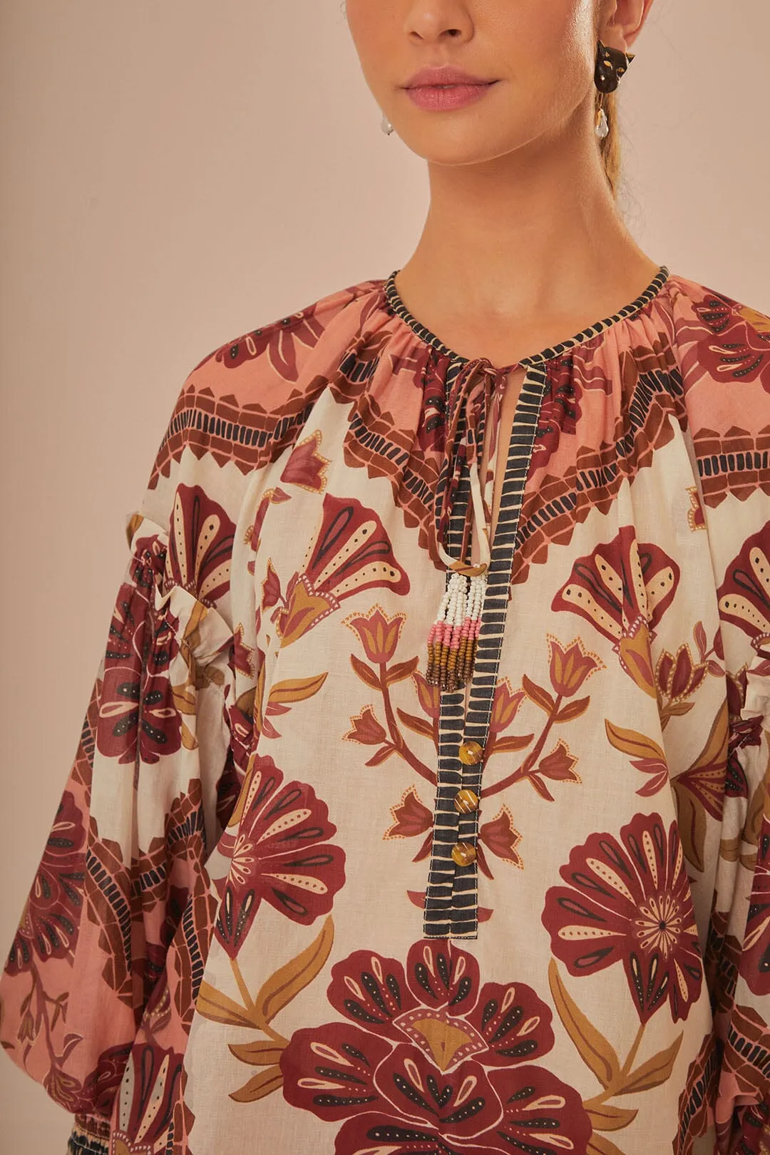 Riad Cream Blouse