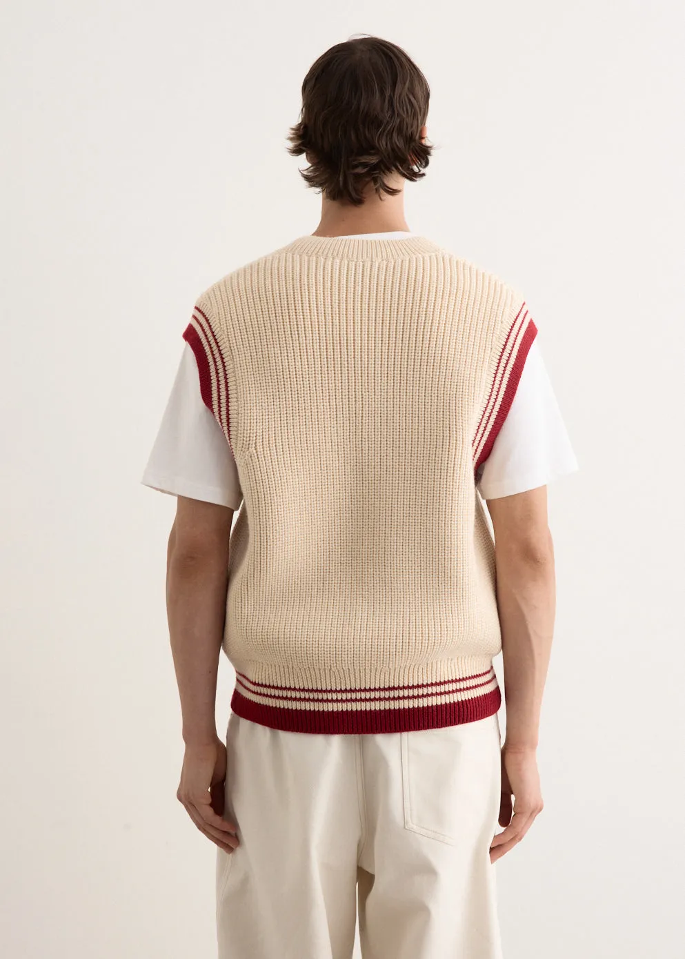 Ribbed Sweater Vest